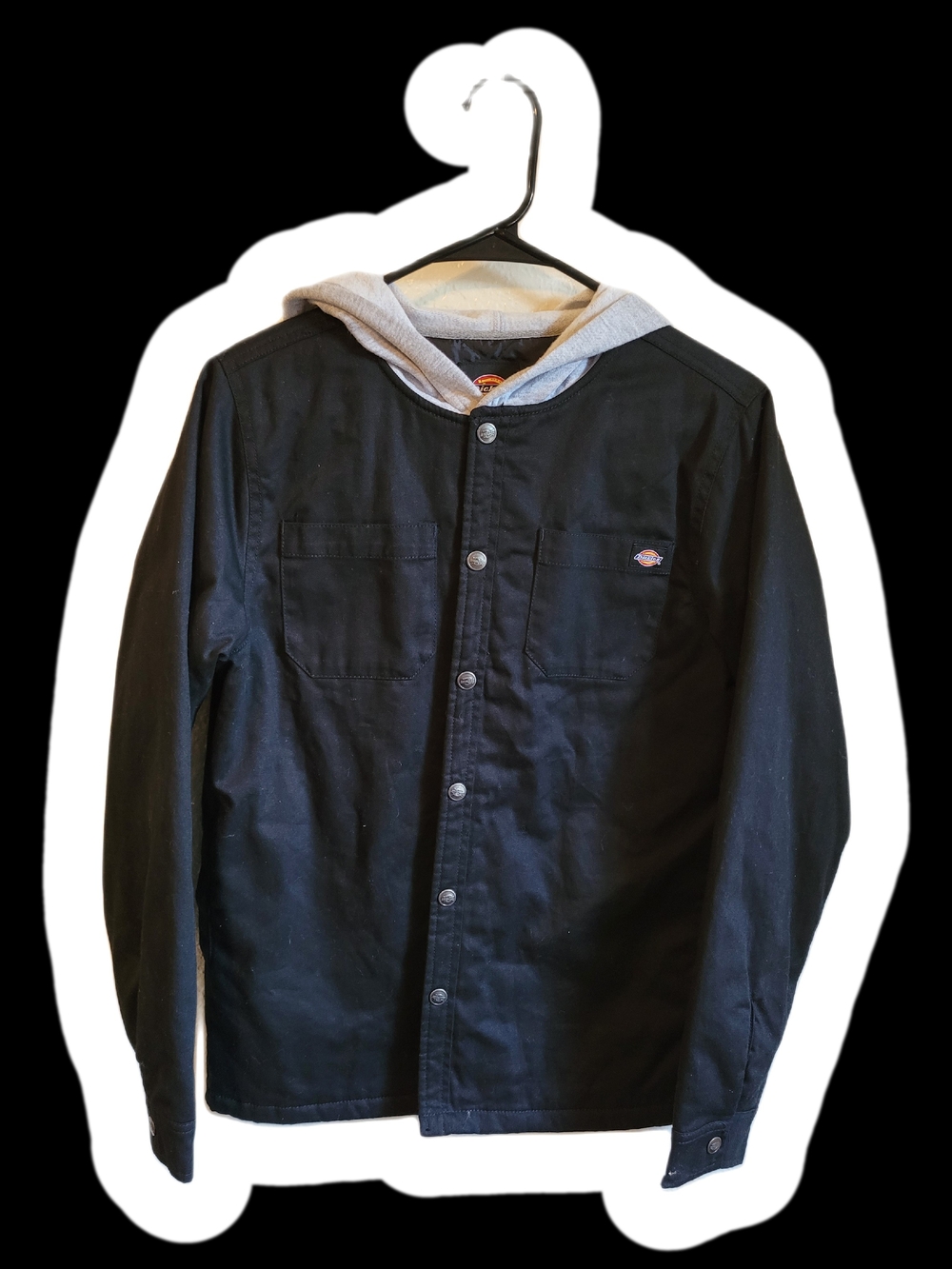 Dickies Black Hooded Work Jacket
